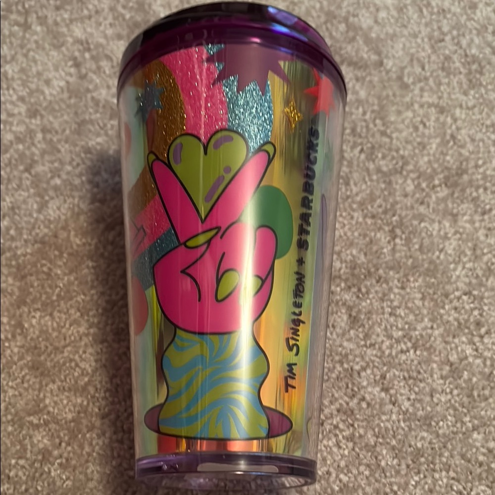 Starbucks Multicolor Tim singleton grande tumbler nwt